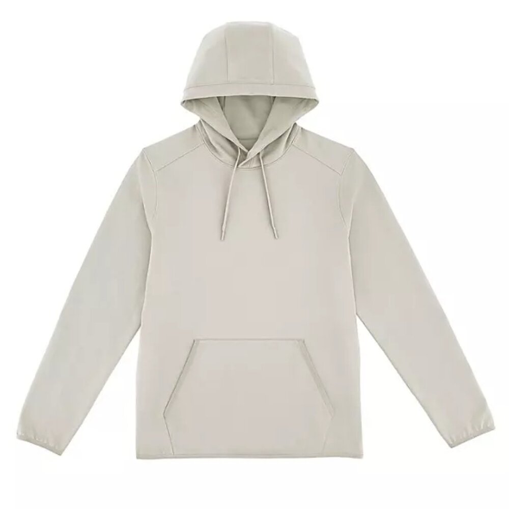 Member's Mark MENS LUXE HOODIE FLAX SZ XXL Soft Weighted Comfort Grey 2XL NEW